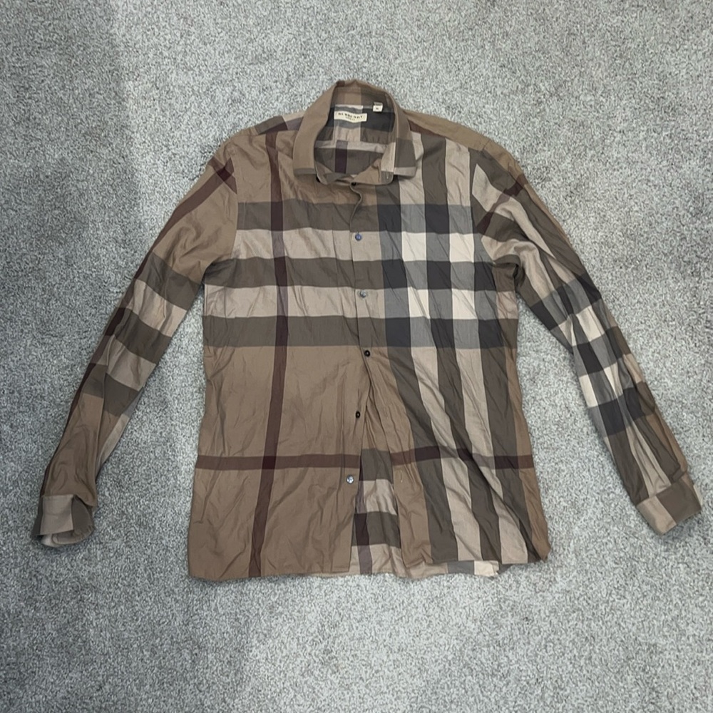 XL Burberry Men Button Shirt